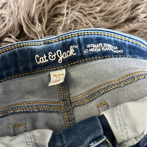 Cat &Jack blue Jean mini skirt - YXS/4/5 - Picture 3 of 3